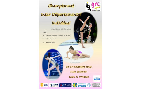 18-19 nov 2023 - Championnat Inter départemental - INDIVIDUELLES