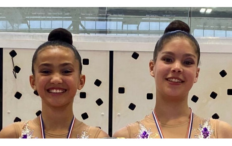 National B Duo 13 ans et moins - Ensemble 1 : Louna et Sarah